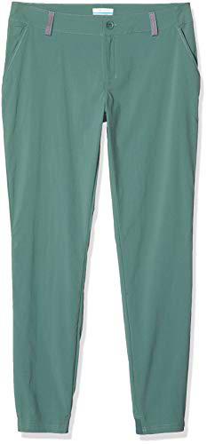 Columbia Firwood Camp Pantalones Cortos, Mujer, Verde (Pond)