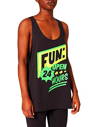 Zumba Negro Gimnasio Camisetas Tirantes Mujer Suelta Fitness Entrenamiento Deportivo Top Tank Tops