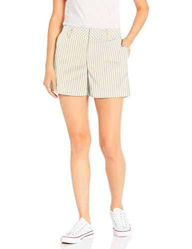 Goodthreads 4&quot; Chino Short shorts, Cream/Indigo Stripe