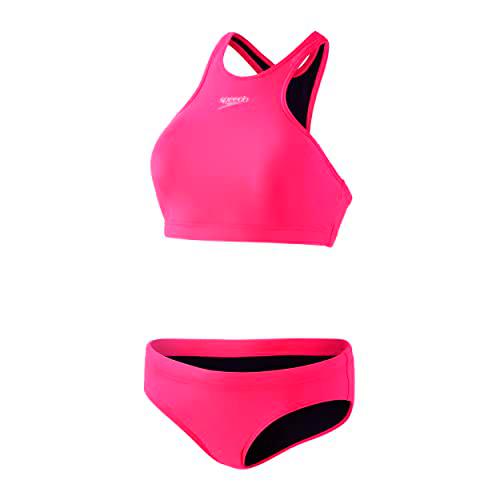 Speedo Bikini de 2 Piezas Volley Mujer, Rosa, 28 (ES 34)