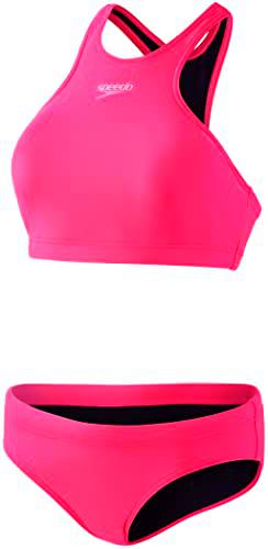 Speedo Bikini de 2 Piezas Volley Mujer, Rosa, 32 (ES 38)