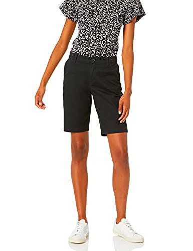 Amazon Essentials Bermudas de 25,4 cm de Entrepierna Pantalones Cortos, Negro, 44