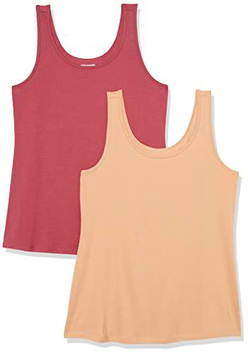 Amazon Essentials Plus Size Tank Top Camisa, Ciruela