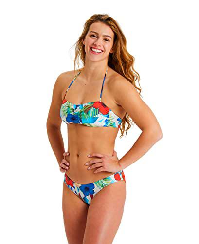 ARENA Bikini para Mujer Bandeau Allover Dos Unidades