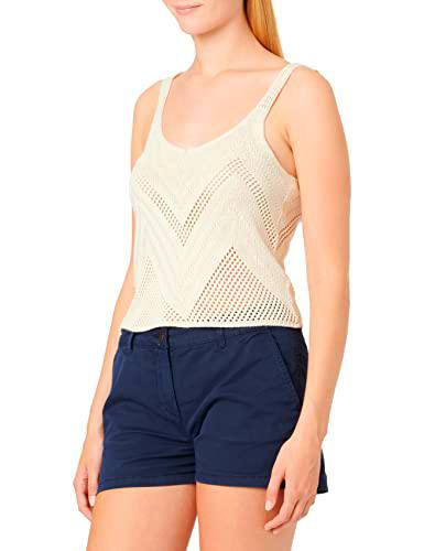 JDY Sun Noos Knt-Camiseta sin Mangas Top, Tapioca, M para Mujer