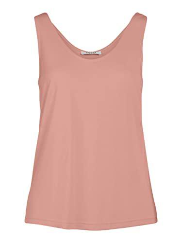 PIECES Pckamala Noos BC-Camiseta de Tirantes Top, Misty Rose