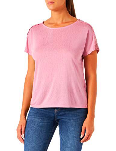 Springfield Top Crochet Hombro para Mujer, Morado/Lila, L