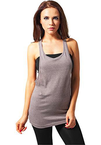 Urban Classics Ladies Loose Burnout Tank Camiseta sin Mangas