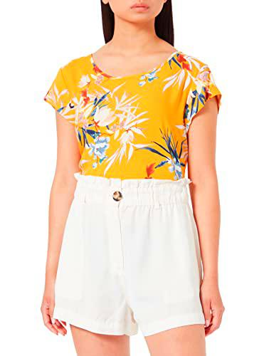 Only Onlnova Life S/S Top Ptm, Amarillo Dorado/AOP:333 Devon