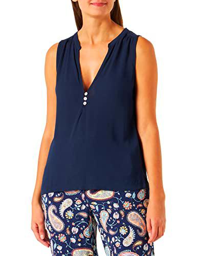 Springfield Top Bambula para Mujer, Azul Oscuro, M