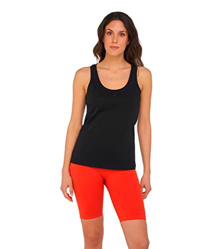 Heart And Soul Liv Tank Top Yoga Shirt, Negro, M para Mujer