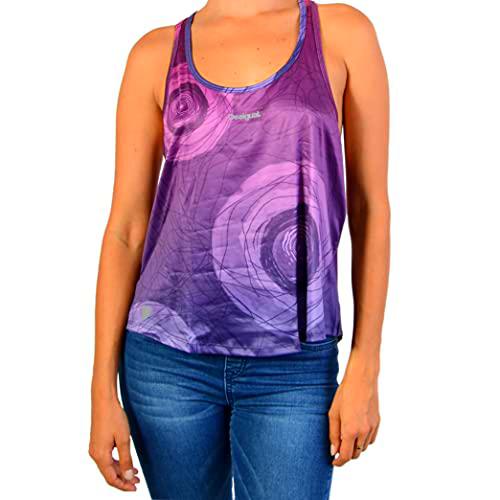 Desigual Sport TS_adelphos - Top de Manga Larga de Fitness para Mujer