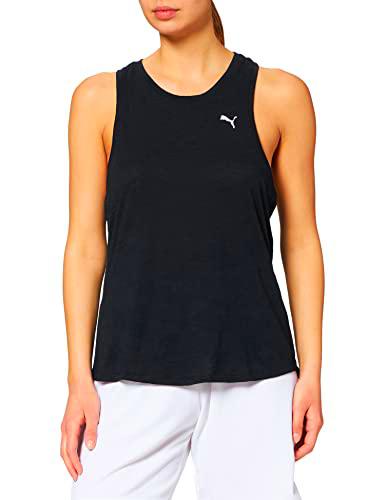 PUMA Boyfriend Tank Top, Mujer, Negro (Negro), XL