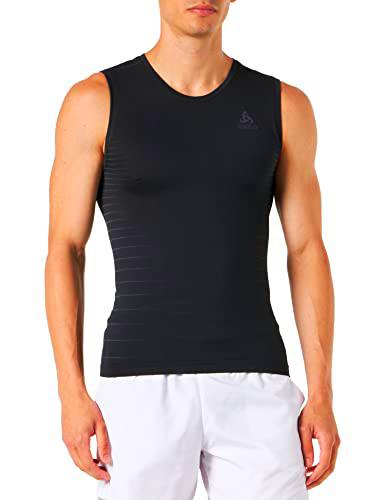 Odlo Women's Performance Light Base Layer Singlet, Black, XXL