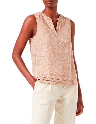 s.Oliver Top Camiseta sin Mangas, Beige, 36 para Mujer