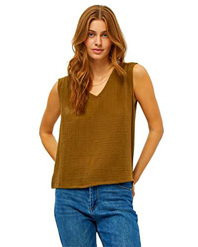 Peppercorn Eve Top, Top para Mujer, Marrón (5944 Ermine Brown), XL