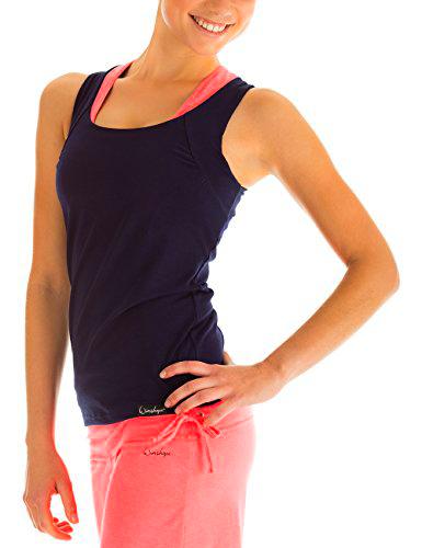 Winshape WTE8 - Pantalones de Fitness Essential Slim Fit Cross Back Top