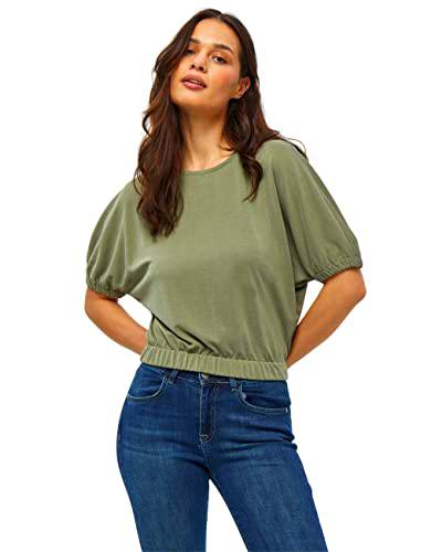 Minus Addilyn Top, Western Mujer, Verde (Green Field), 48