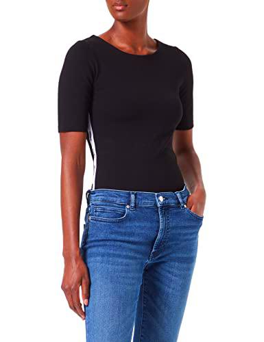 HUGO Darvela Top de Jersey, Black1, M para Mujer