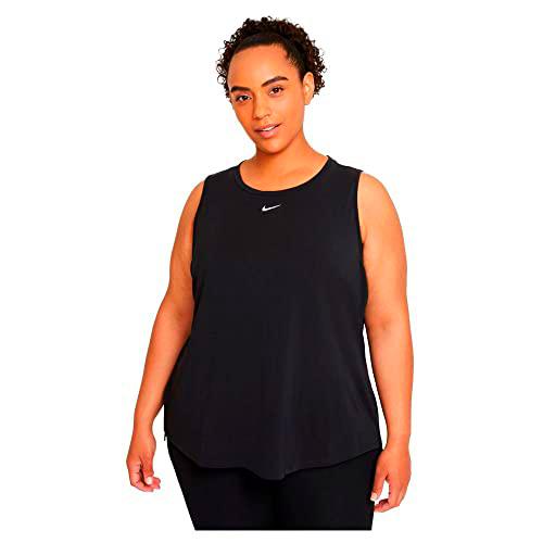 NIKE DD0615 W NK One Luxe DF STD Tank Vest Women's Black/Reflective silv XL