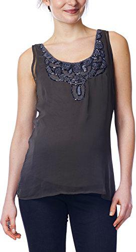 Noppies Kids Top Woven SL Ally Accesorio, Gris (Anthracite C243)