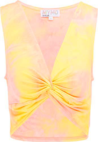 myMo ATHLSR Top, Naranja y Rosa, XL para Mujer