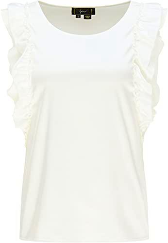 faina Top, Blanco, XL para Mujer