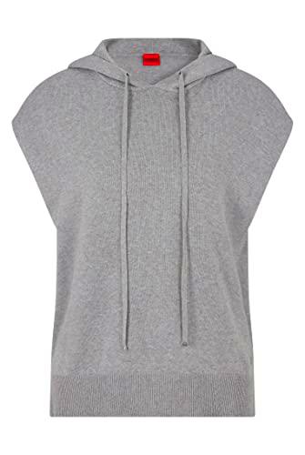 HUGO Sarmy Top de Punto, Medium Grey33, XXL para Mujer