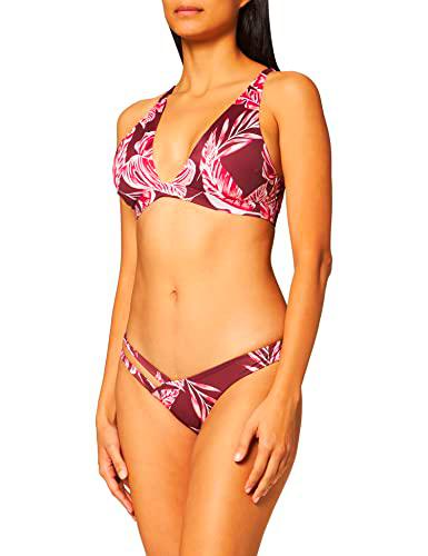 Iris &amp; Lilly Auk040102 Conjuntos de Bikini, Rojo/Burdeos, 38