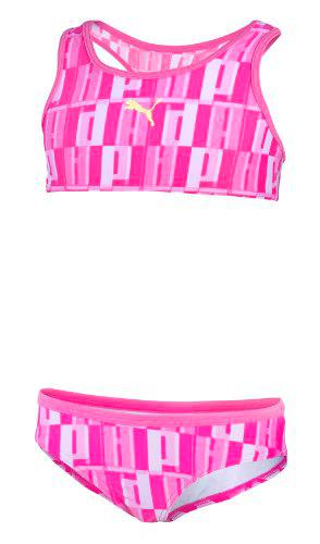 PUMA Girls Front Animales Bikini Rosa Rosa Talla:128