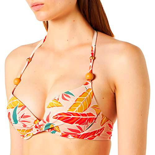 Women'secret Top de bikini súper push up con copa fija