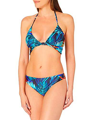 Urban Classics Ladies Draped Pattern Bikini, Juego de bikini Mujer