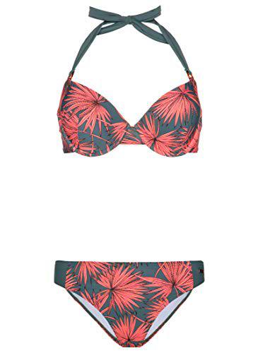 Protest Cracia Ccup Bikini para Mujer, Coral Blush, XS/34