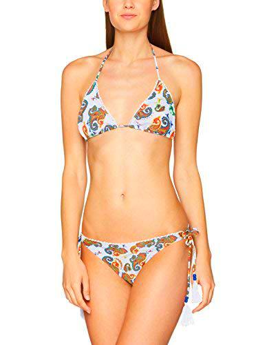 Yshey Sarah, Conjuntos de Bikini Para Mujer, Blanco (White Honey Goa), 40