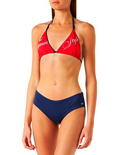 Haute pression R3052 Bikini, Rojo y Azul Marino, 42 para Mujer