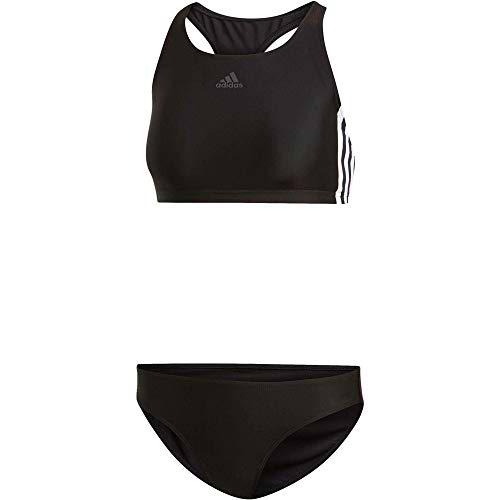 Adidas Fit 2pc 3s Traje de Baño, Mujer, Negro (Black), 34