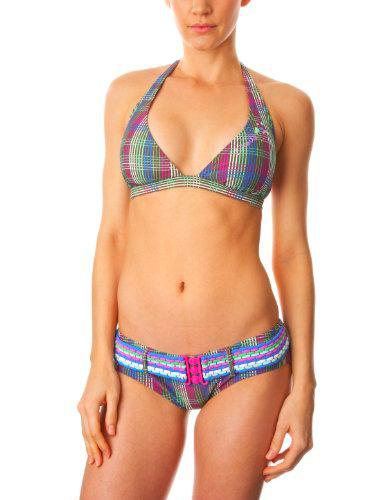 O'NEILL Check Halter - Bikini, Mujer, Check Halter Bikini, Gris, 10