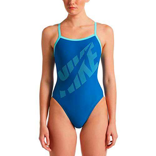 NIKE Racerback One Piece Bikini, Mujer, Magic Ember, 38