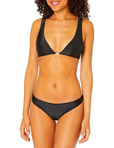 Emporio Armani Swimwear Triangle Rem.Cups &amp; Brazilian Bikini Shiny Lycra Juego Biquini