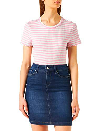 Only Onlluci Reg-Falda Dnm, Dark Azul Denim, XS para Mujer