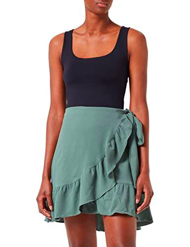 Vero Moda VMCITA Bobble Wrap Skirt Noos Falda, Laurel Wreath