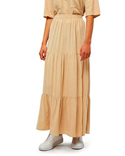 Desires Jin Skirt, Falda para Mujer, Beige (9014 OYSTER GRAY), M