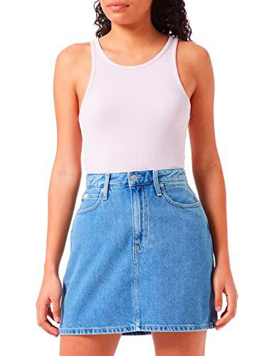 Calvin Klein Jeans Mujer Falda, Denim Medium, 34W