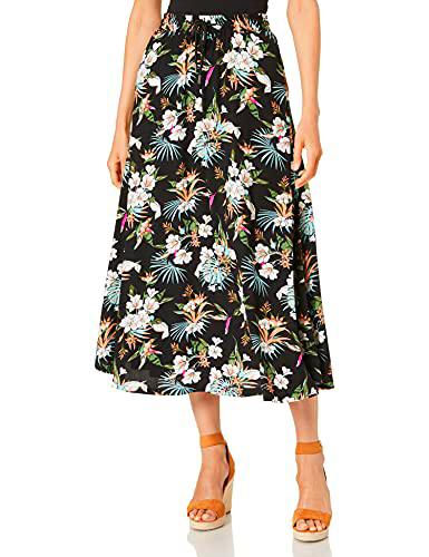 Urban Classics Señoras Viscose Midi Skirt Falda Mujer