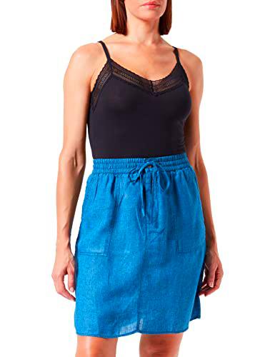 s.Oliver Falda Corta, Dark Teal Melange, 38 para Mujer