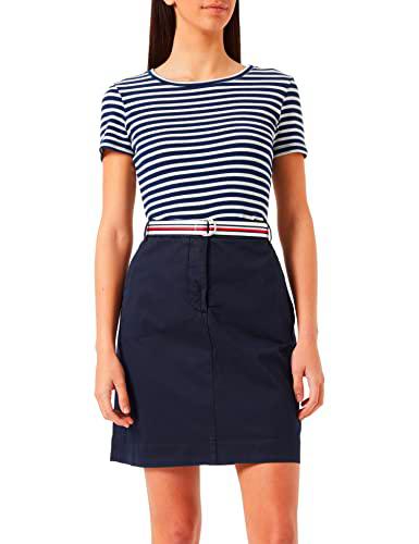 Tommy Hilfiger Co Tencel Chino Falda Corta, Desert Sky