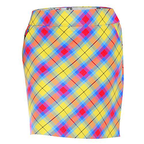 Royal &amp; Awesome Rock Plaid Awesome-Falda para Mujer pantalón de Golf