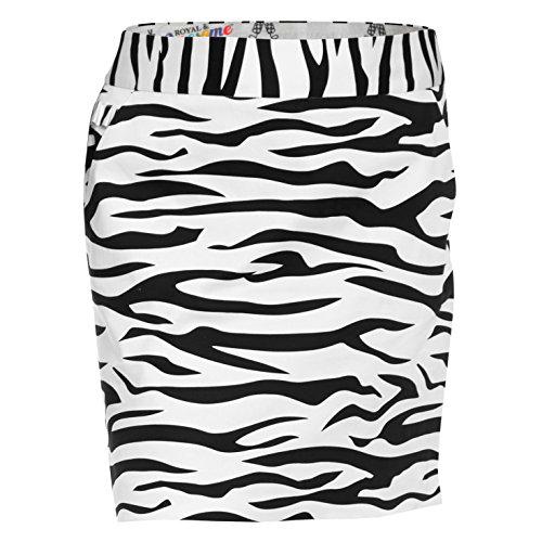 Royal &amp; Awesome Rock Zebra To Ze Bar-Falda para Mujer pantalón de Golf