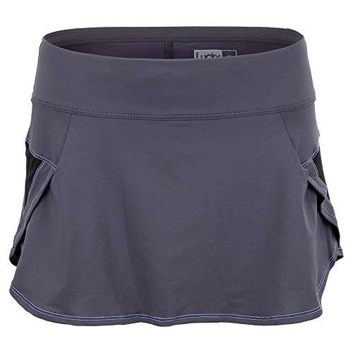 Lucky In Love Cb306-040 Falda de Tenis, Charcoal, Extra-Large para Mujer