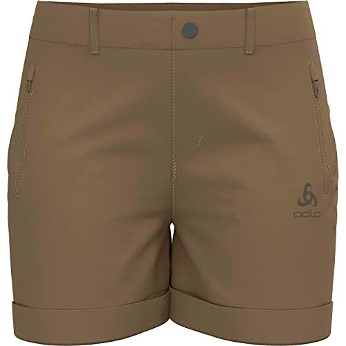 Odlo Mujer Conversion Pantalones Cortos, Lead Gray, 38